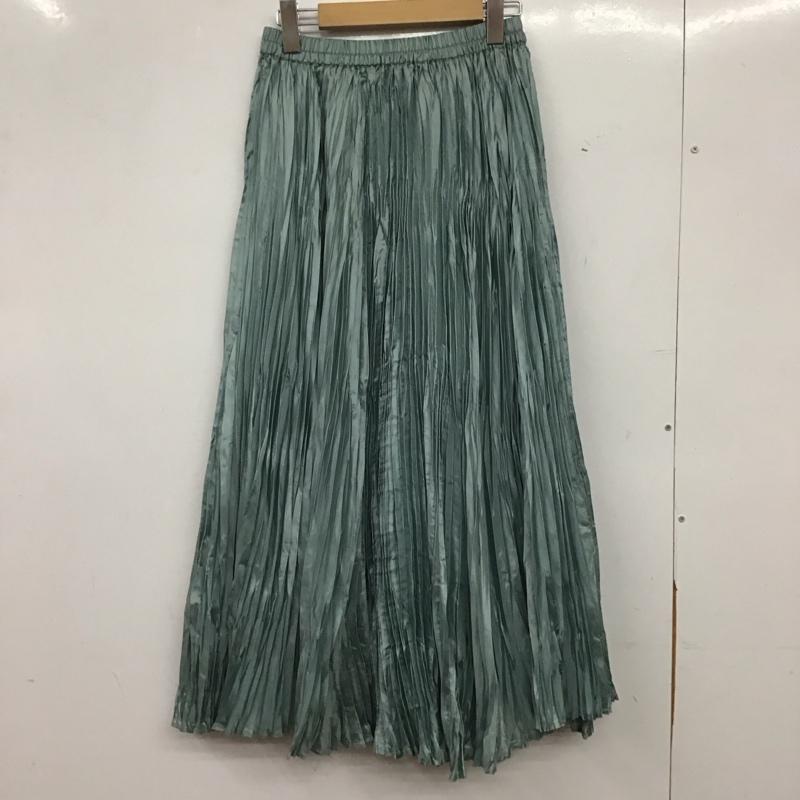ロペピクニック ROPE  PICNIC スカート ロングスカート プリーツスカート フレアスカート ロングスカート 38インチ 無地 マルチカラー / マルチカラー / multicolor レディース USED 古着 中古 10156755