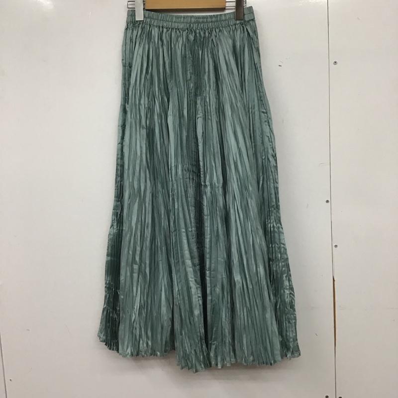 ロペピクニック ROPE  PICNIC スカート ロングスカート プリーツスカート フレアスカート ロングスカート 38インチ 無地 マルチカラー / マルチカラー / multicolor レディース USED 古着 中古 10156755