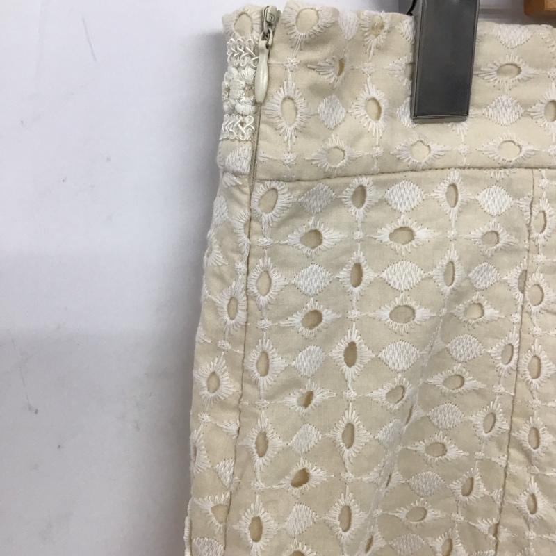 ザラ ZARA パンツ ショートパンツ ショートパンツ ハーフパンツ カジュアルパンツ L 総柄 アイボリー / アイボリー / レディース USED 古着 中古 10156756