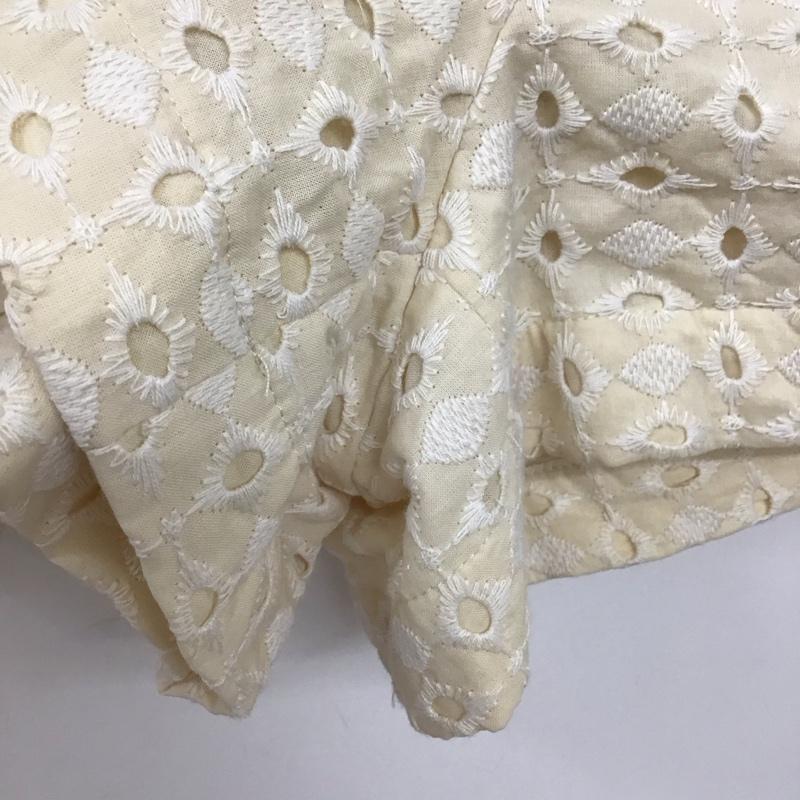 ザラ ZARA パンツ ショートパンツ ショートパンツ ハーフパンツ カジュアルパンツ L 総柄 アイボリー / アイボリー / レディース USED 古着 中古 10156756