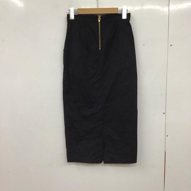 ロデオクラウンズ Rodeo Crowns スカート ひざ丈スカート タイトスカート ひざ丈 カジュアルスカート S 無地 黒 / ブラック / black レディース USED 古着 中古 10156758