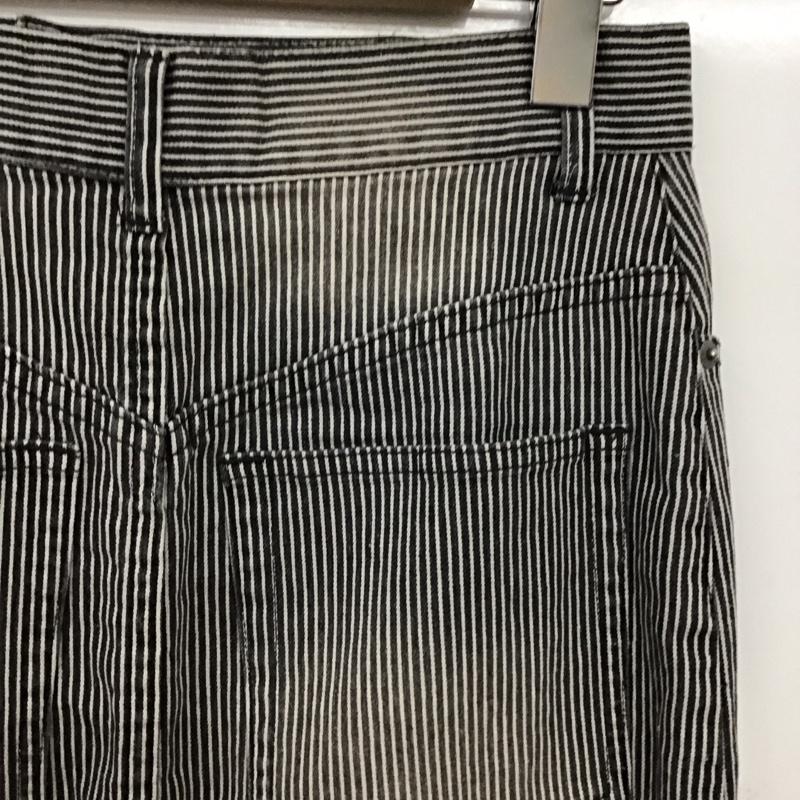 スピック＆スパンノーブル Spick & Span Noble スカート ロングスカート ロングスカート タイトスカート バックスリット 34インチ ストライプ ダークグレー / ダークグレー / レディース USED 古着 中古 10156761