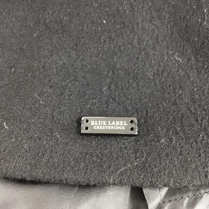ブルーレーベル・クレストブリッジ BLUE LABEL CRESTBRIDGE スカート ミニスカート 38 無地 黒 / ブラック / black レディース USED 古着 中古 10156768
