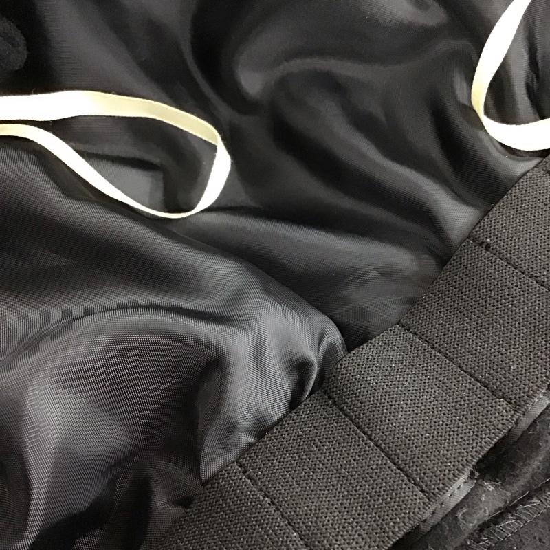ブルーレーベル・クレストブリッジ BLUE LABEL CRESTBRIDGE スカート ミニスカート 38 無地 黒 / ブラック / black レディース USED 古着 中古 10156768