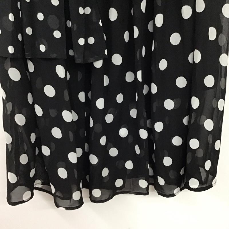チャオパニック CIAOPANIC スカート ロングスカート ONE SIZE ドット 黒 / ブラック / black レディース USED 古着 中古 10156770