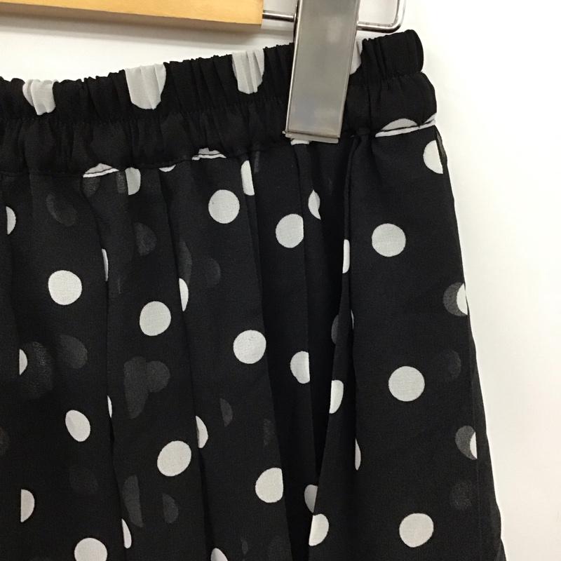 チャオパニック CIAOPANIC スカート ロングスカート ONE SIZE ドット 黒 / ブラック / black レディース USED 古着 中古 10156770