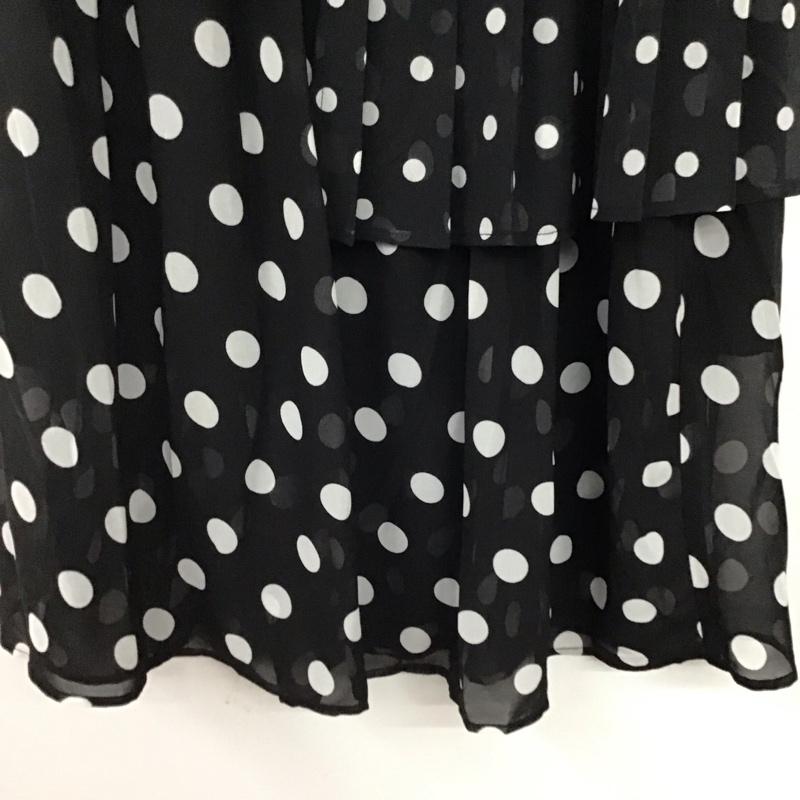 チャオパニック CIAOPANIC スカート ロングスカート ONE SIZE ドット 黒 / ブラック / black レディース USED 古着 中古 10156770