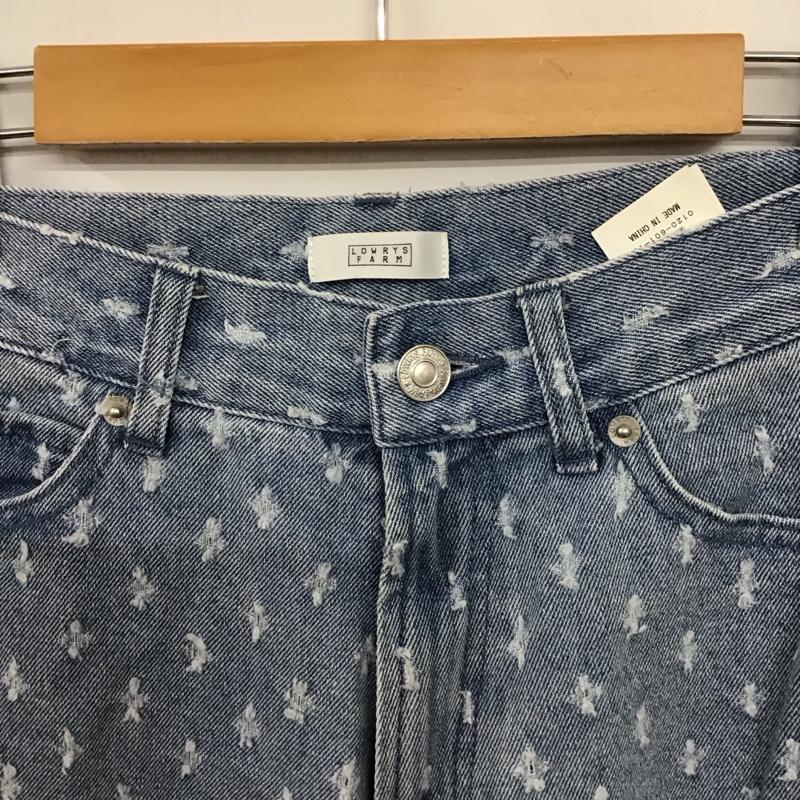 ローリーズファーム LOWRYS FARM パンツ デニム、ジーンズ S  水色 / ライトブルー / レディース USED 古着 中古 10156771
