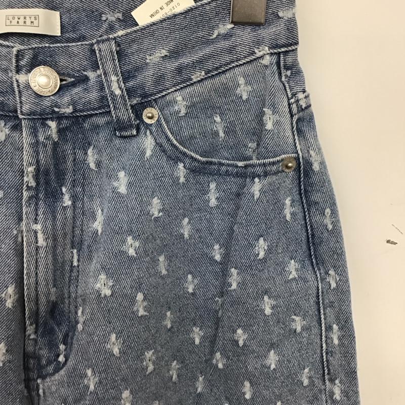 ローリーズファーム LOWRYS FARM パンツ デニム、ジーンズ S  水色 / ライトブルー / レディース USED 古着 中古 10156771