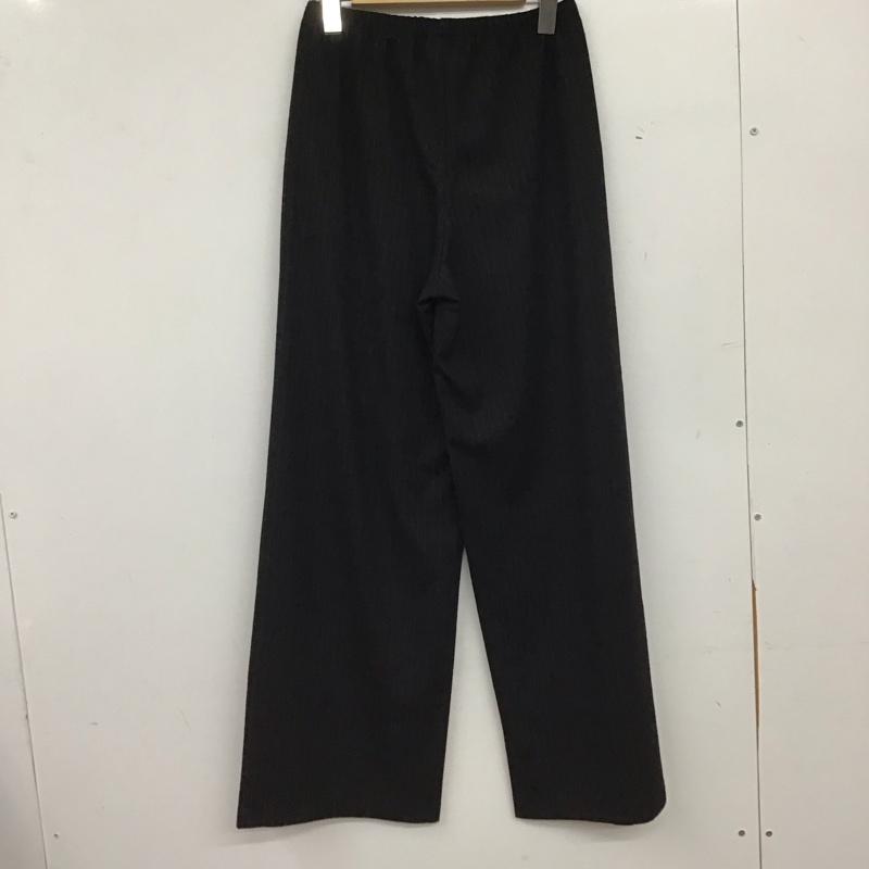 ザラ ZARA パンツ ワークパンツ、ペインターパンツ ワイドパンツ カジュアルパンツ ワークパンツ ストライプ 黒 / ブラック / black ガールズ USED 古着 中古 10156772