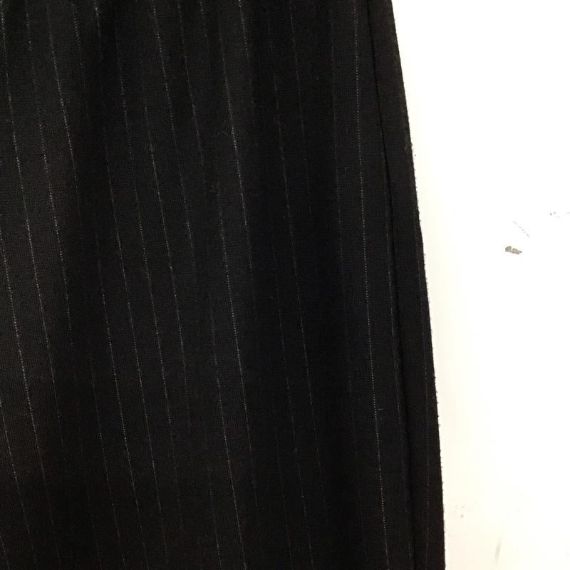 ザラ ZARA パンツ ワークパンツ、ペインターパンツ ワイドパンツ カジュアルパンツ ワークパンツ ストライプ 黒 / ブラック / black ガールズ USED 古着 中古 10156772