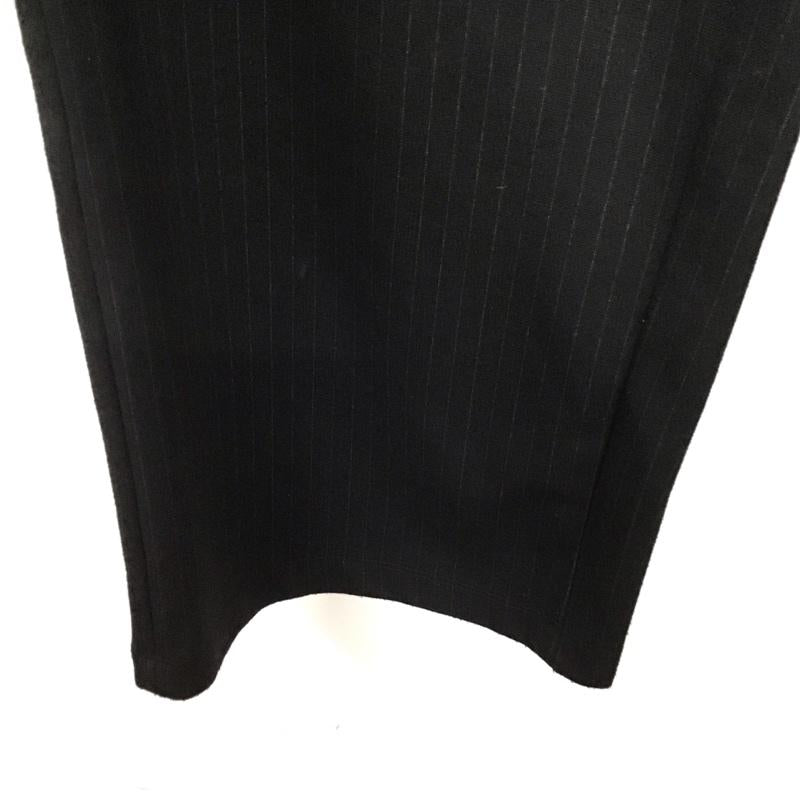 ザラ ZARA パンツ ワークパンツ、ペインターパンツ ワイドパンツ カジュアルパンツ ワークパンツ ストライプ 黒 / ブラック / black ガールズ USED 古着 中古 10156772