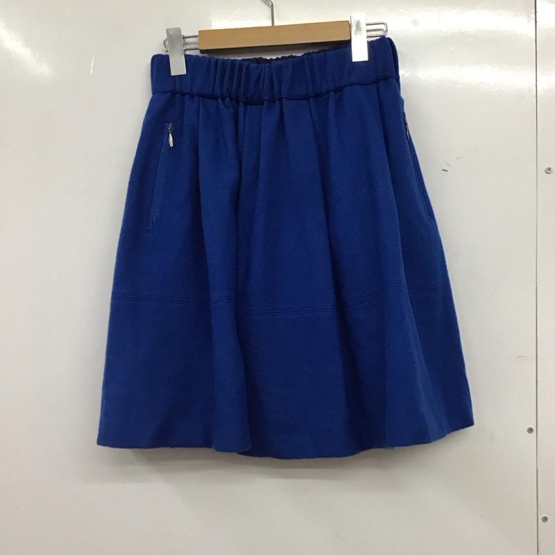 ジルスチュアート JILLSTUART スカート ミニスカート 2 無地 青 / ブルー / blue レディース USED 古着 中古 10156773
