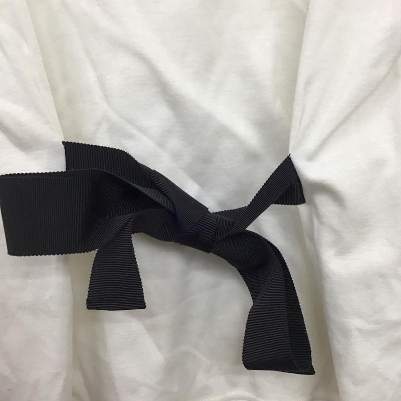 ブルーレーベル・クレストブリッジ BLUE LABEL CRESTBRIDGE カットソー 長袖 38 無地 白 / ホワイト / white レディース USED 古着 中古 10156776