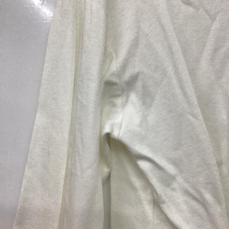 ブルーレーベル・クレストブリッジ BLUE LABEL CRESTBRIDGE カットソー 長袖 38 無地 白 / ホワイト / white レディース USED 古着 中古 10156776