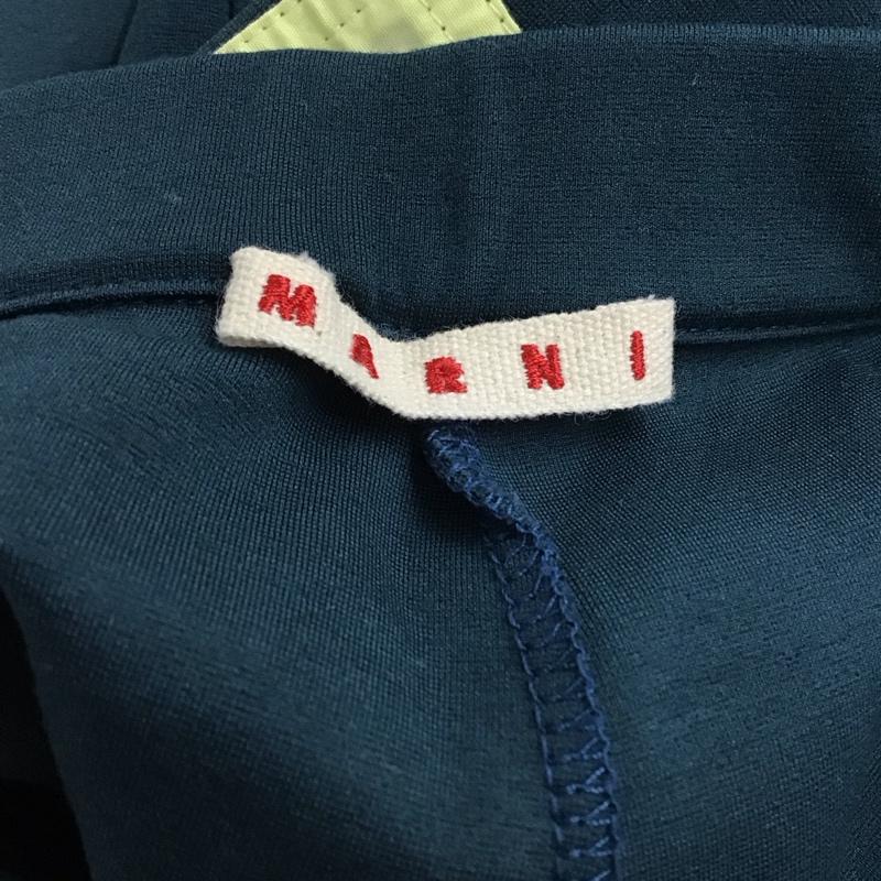 マルニ MARNI パンツ ワークパンツ、ペインターパンツ スリムパンツ ストレッチパンツ カジュアルパンツ 無地 緑 / グリーン / green ガールズ USED 古着 中古 10156778