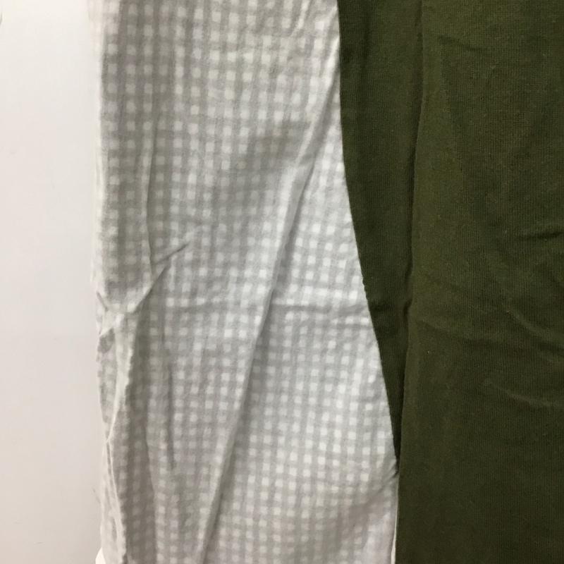 スタディオクリップ studio CLIP カットソー 半袖 無地 X ドット カーキ / カーキ / khaki レディース USED 古着 中古 10156782