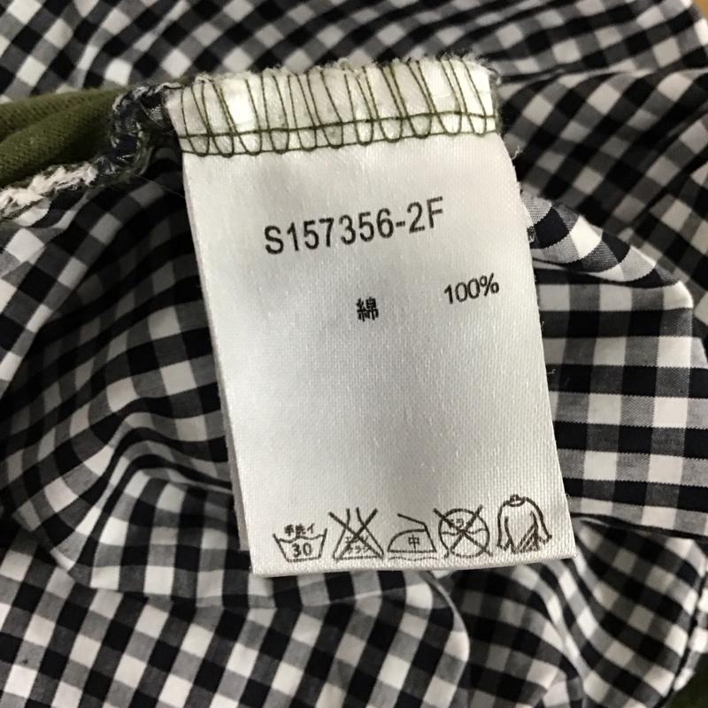 スタディオクリップ studio CLIP カットソー 半袖 無地 X ドット カーキ / カーキ / khaki レディース USED 古着 中古 10156782