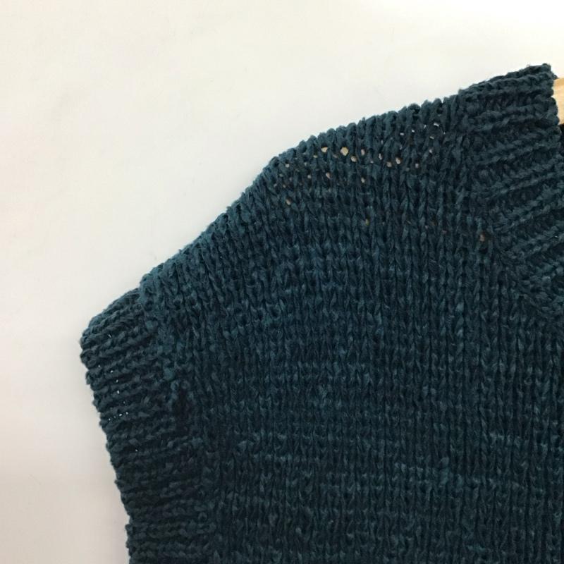 ニコアンド niko and... ベスト ベスト M 無地 緑 / グリーン / green レディース USED 古着 中古 10156784