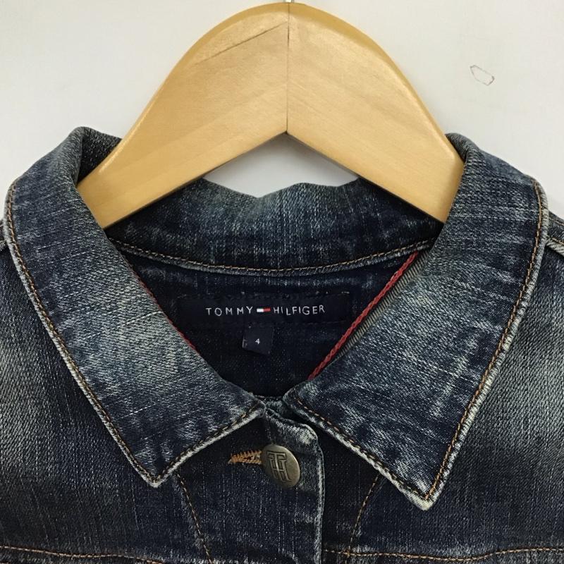 トミーヒルフィガー TOMMY HILFIGER ジャケット、上着 ジャンパー、ブルゾン デニムジャケット Gジャン アウター カジュアルジャケット 4 無地 インディゴ / インディゴ / Indigo レディース USED 古着 中古 10156785