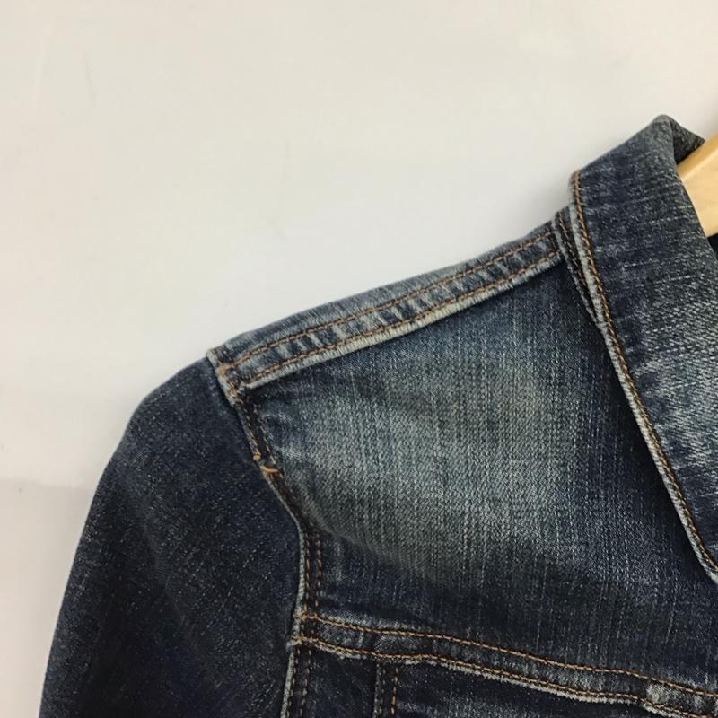 トミーヒルフィガー TOMMY HILFIGER ジャケット、上着 ジャンパー、ブルゾン デニムジャケット Gジャン アウター カジュアルジャケット 4 無地 インディゴ / インディゴ / Indigo レディース USED 古着 中古 10156785