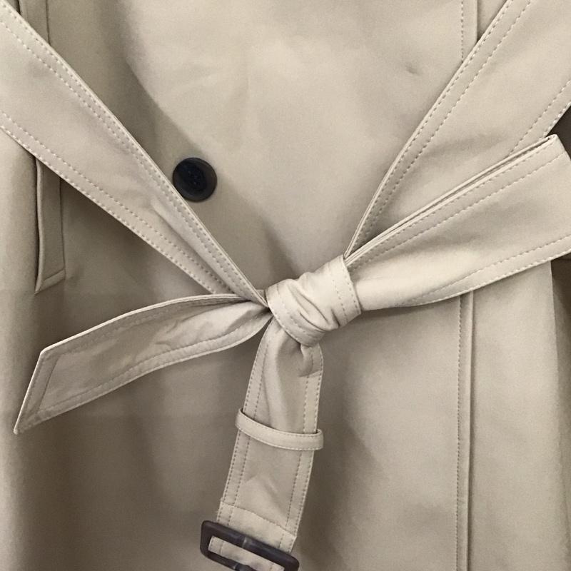 ディーケーエヌワイ DKNY コート コート一般 ロングコート カラージャケット アウター L 無地 ベージュ / ベージュ / beige レディース USED 古着 中古 10156787
