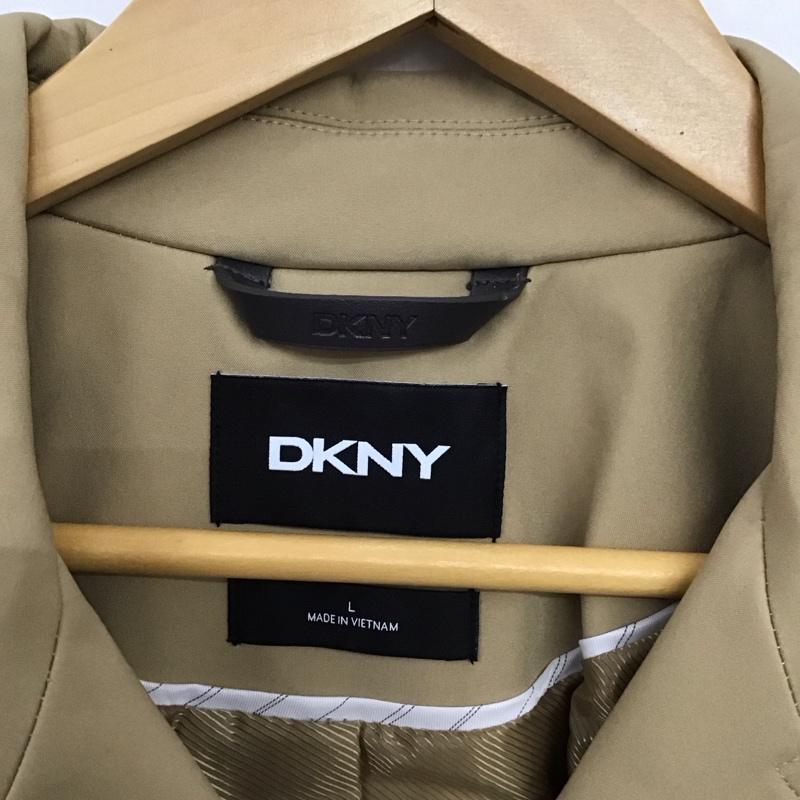 ディーケーエヌワイ DKNY コート コート一般 ロングコート カラージャケット アウター L 無地 ベージュ / ベージュ / beige レディース USED 古着 中古 10156787