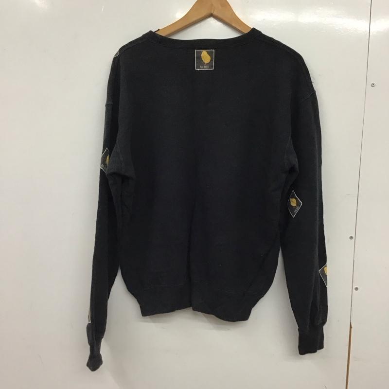 ピンクハウス PINK HOUSE トレーナー 長袖 L ロゴ、文字 黒 / ブラック / black レディース USED 古着 中古 10156788