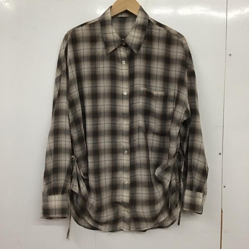 ローリーズファーム LOWRYS FARM シャツ、ブラウス 長袖 長袖シャツ チェックシャツ カラーシャツ FREE チェック マルチカラー / マルチカラー / multicolor レディース USED 古着 中古 10156789