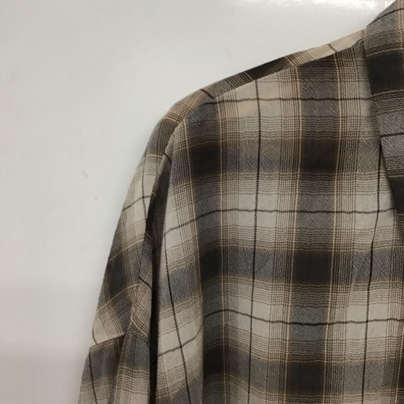 ローリーズファーム LOWRYS FARM シャツ、ブラウス 長袖 長袖シャツ チェックシャツ カラーシャツ FREE チェック マルチカラー / マルチカラー / multicolor レディース USED 古着 中古 10156789