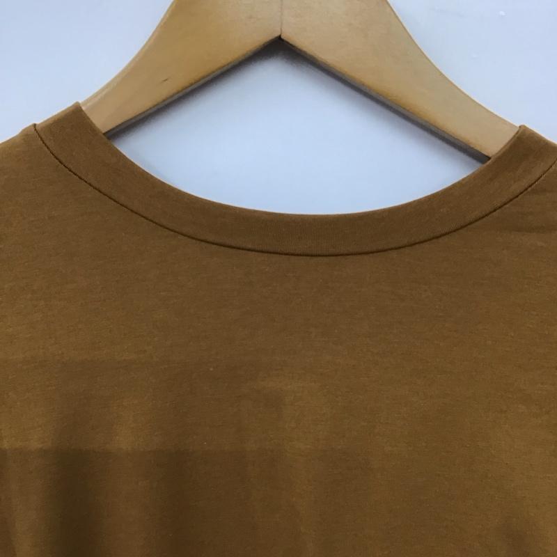 エディットバイイエッカベッカ Editt by YECCA VECCA カットソー 半袖 半袖カットソー プリントTシャツ クルーネックカットソー FREE 無地 キャメル / キャメル / レディース USED 古着 中古 10156792