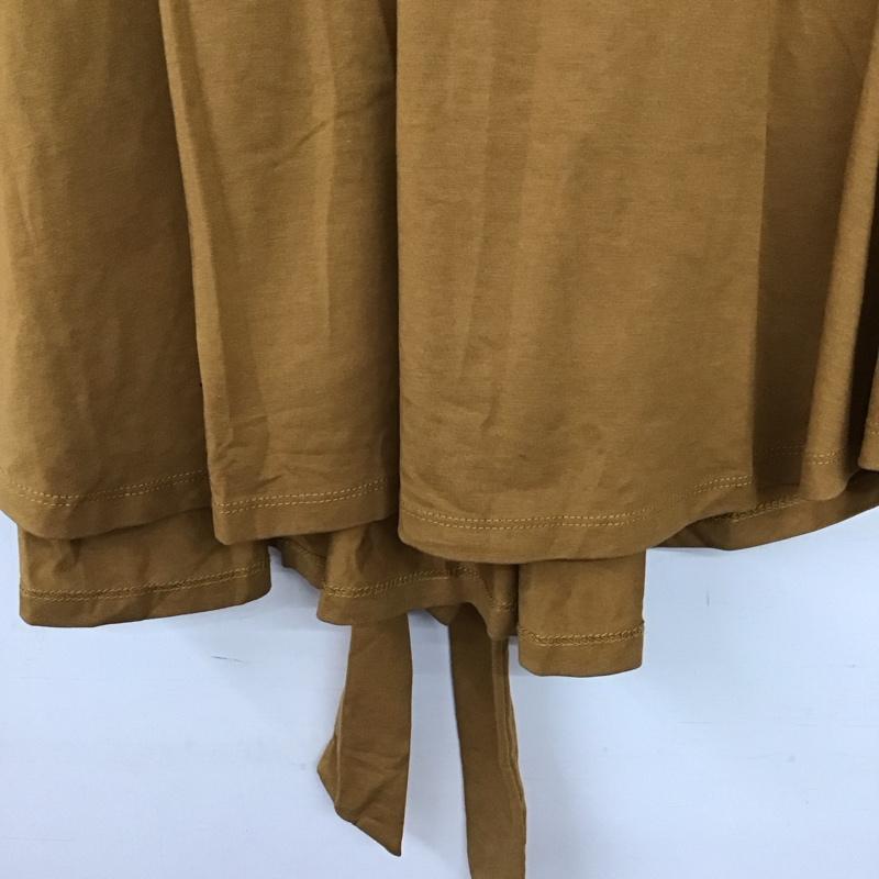エディットバイイエッカベッカ Editt by YECCA VECCA カットソー 半袖 半袖カットソー プリントTシャツ クルーネックカットソー FREE 無地 キャメル / キャメル / レディース USED 古着 中古 10156792