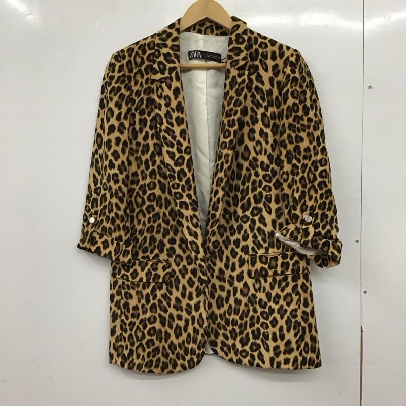 ザラ ZARA ジャケット、上着 ジャケット、ブレザー M ヒョウ柄・レオパード柄 マルチカラー / マルチカラー / multicolor レディース USED 古着 中古 10156795
