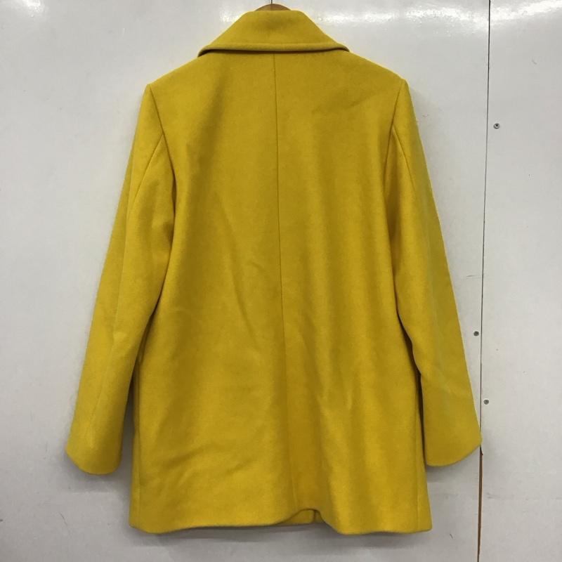 古着 USED ジャケット、上着 ジャンパー、ブルゾン カジュアルジャケット アウター カラージャケット 42 無地 黄 / イエロー / yellow レディース USED 古着 中古 10156797