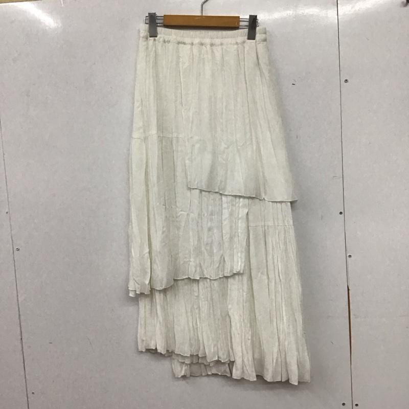 アングリッド Ungrid スカート ロングスカート FREE 無地 白 / ホワイト / white レディース USED 古着 中古 10156799