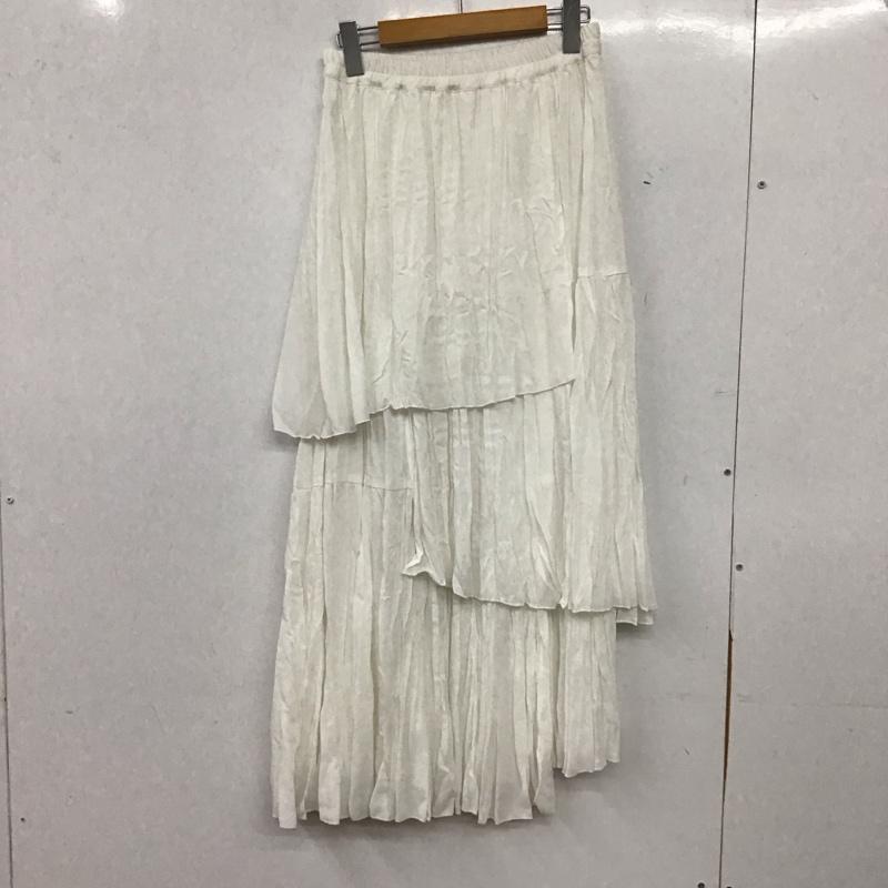 アングリッド Ungrid スカート ロングスカート FREE 無地 白 / ホワイト / white レディース USED 古着 中古 10156799