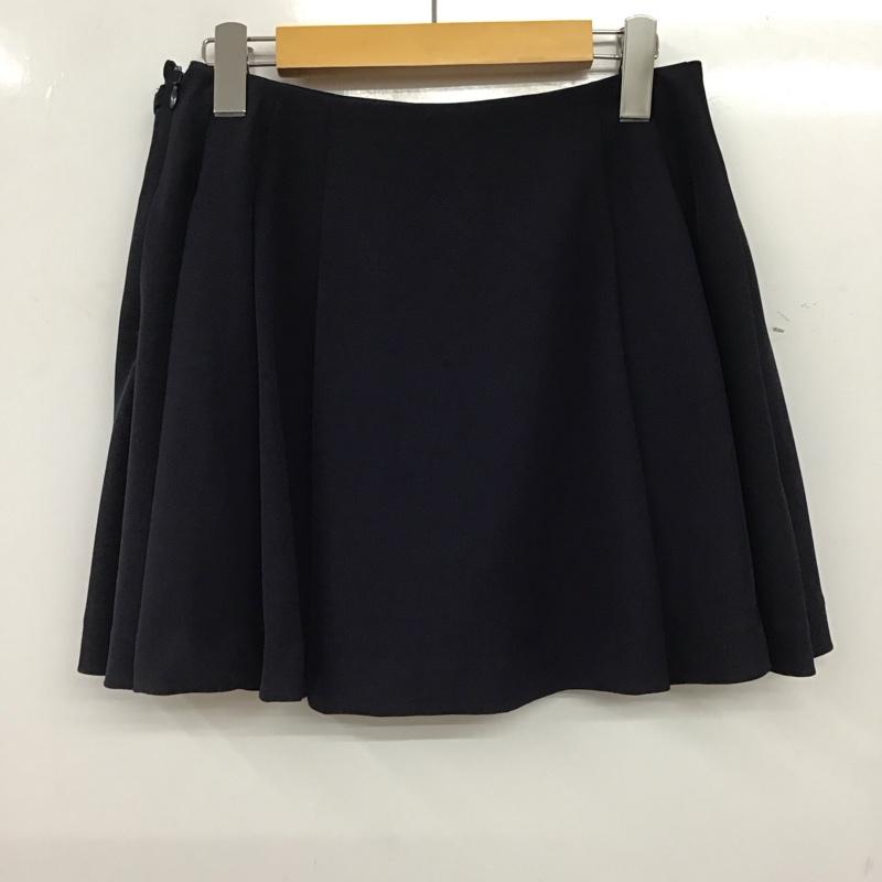 スナイデル SNIDEL パンツ ショートパンツ SWFP251200 プリーツミニスカショーパン 0 無地 紺 / ネイビー / navy レディース USED 古着 中古 10156800