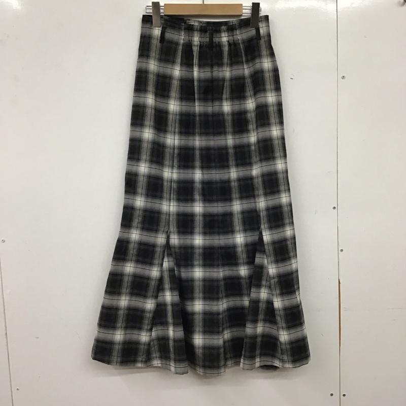 ページボーイ PAGEBOY スカート ロングスカート FREE チェック マルチカラー / マルチカラー / multicolor レディース USED 古着 中古 10156801