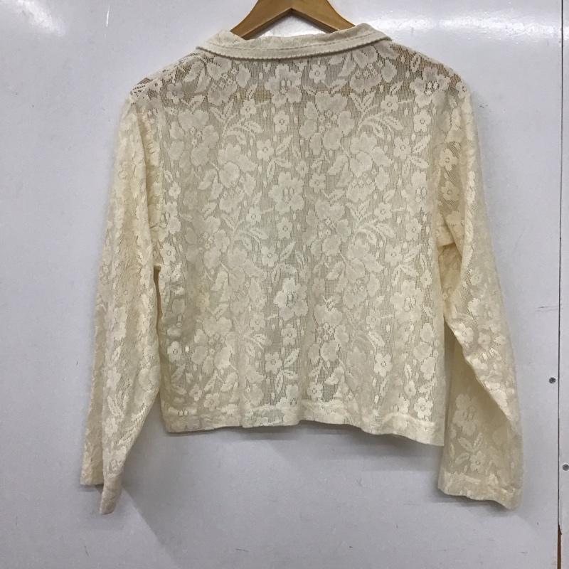 サマンサモスモス Samansa Mos2 シャツ、ブラウス 長袖 FREE 無地 アイボリー / アイボリー / レディース USED 古着 中古 10156802