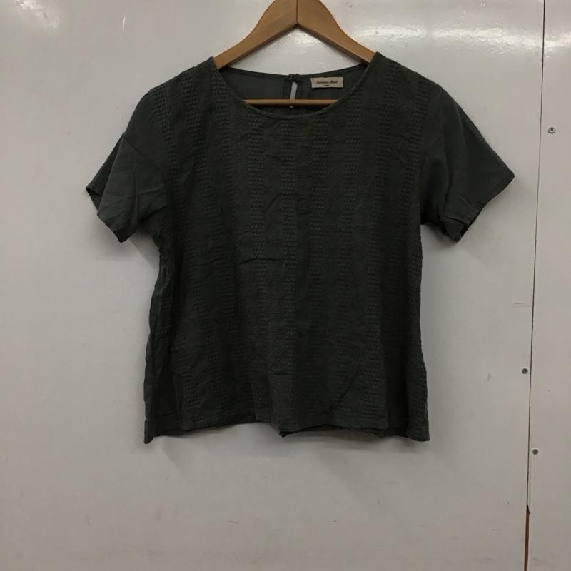 サマンサモスモス Samansa Mos2 カットソー 半袖 M 無地 薄緑 / ライトグリーン / レディース USED 古着 中古 10156807