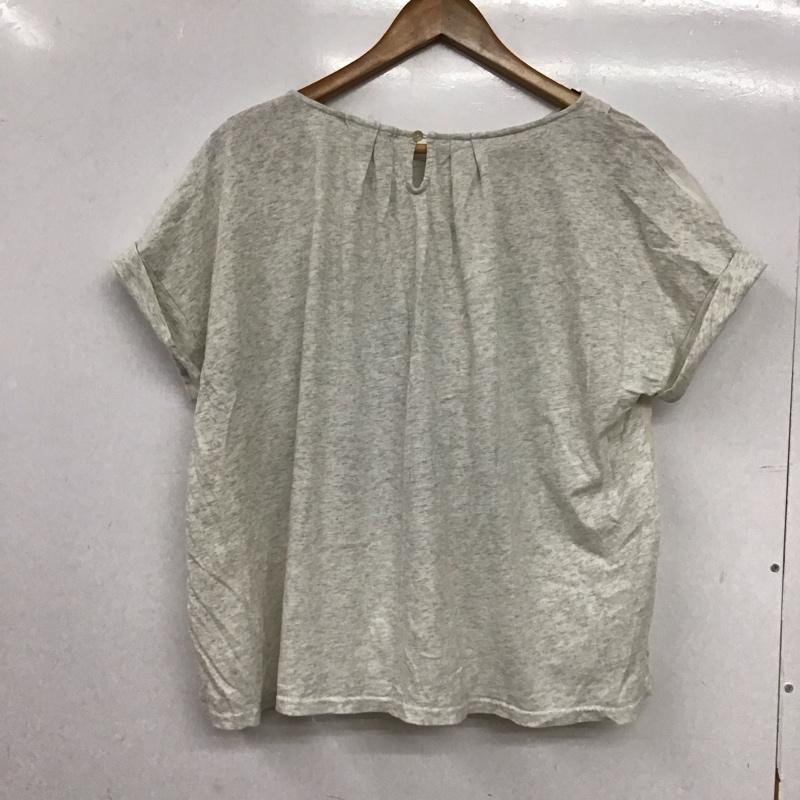 サマンサモスモス Samansa Mos2 カットソー 半袖 FREE チェック オフホワイト / オフホワイト / レディース USED 古着 中古 10156808