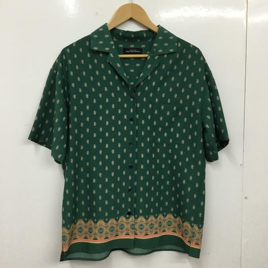 ユナイテッドアローズグリーンレーベルリラクシング UNITED ARROWS green label relaxing シャツ、ブラウス 半袖 半袖シャツ プリントシャツ ポケットシャツ プリント 緑 / グリーン / green レディース USED 古着 中古 10156812