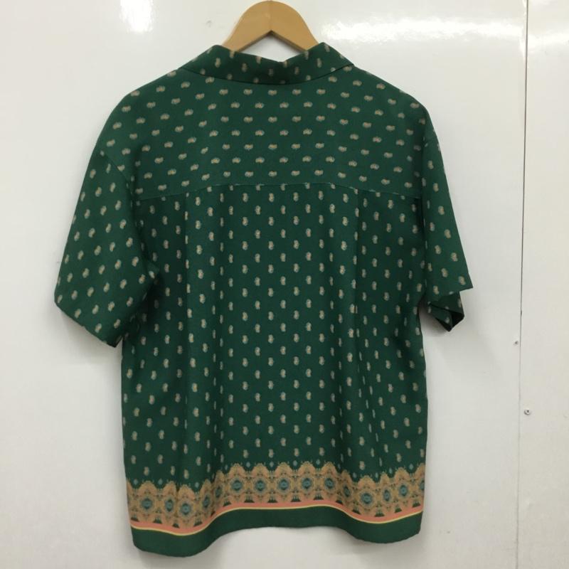 ユナイテッドアローズグリーンレーベルリラクシング UNITED ARROWS green label relaxing シャツ、ブラウス 半袖 半袖シャツ プリントシャツ ポケットシャツ プリント 緑 / グリーン / green レディース USED 古着 中古 10156812
