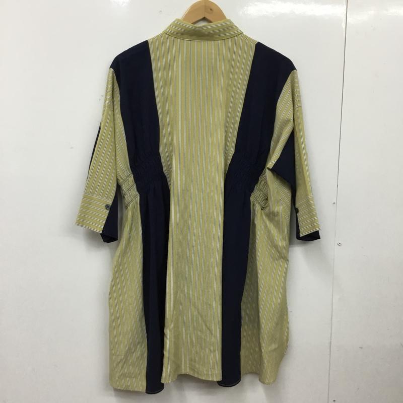 オズモーシス OSMOSIS シャツ、ブラウス 半袖 半袖シャツ ストライプシャツ フロントボタン ONE SIZE プリント マルチカラー / マルチカラー / multicolor レディース USED 古着 中古 10156814