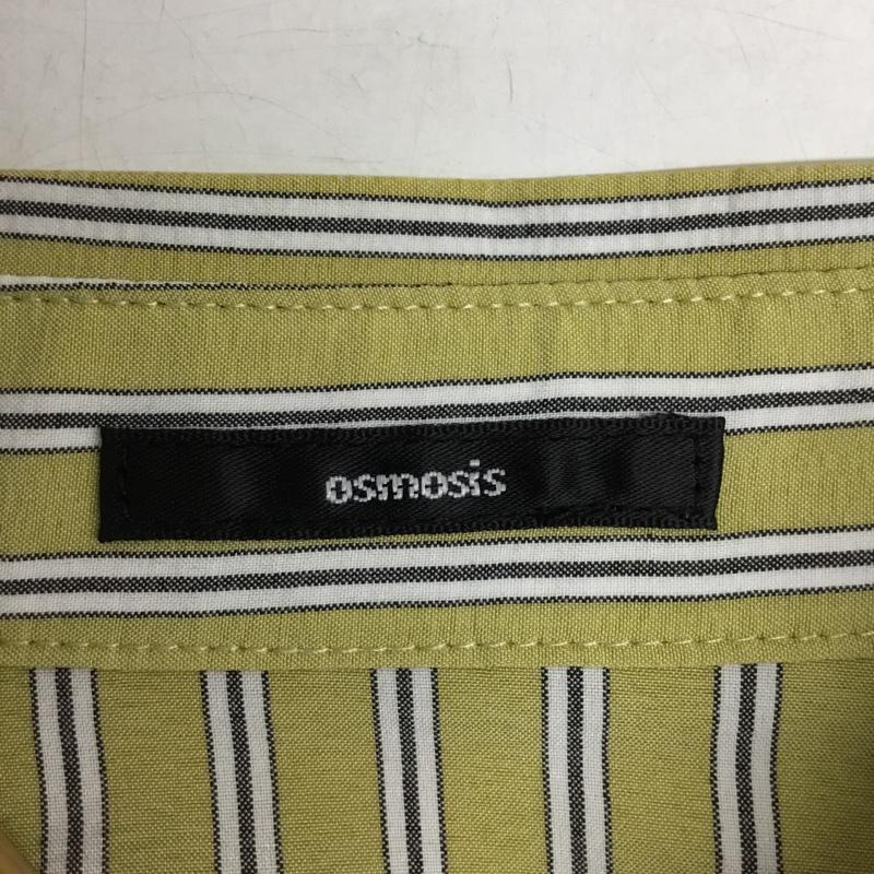 オズモーシス OSMOSIS シャツ、ブラウス 半袖 半袖シャツ ストライプシャツ フロントボタン ONE SIZE プリント マルチカラー / マルチカラー / multicolor レディース USED 古着 中古 10156814