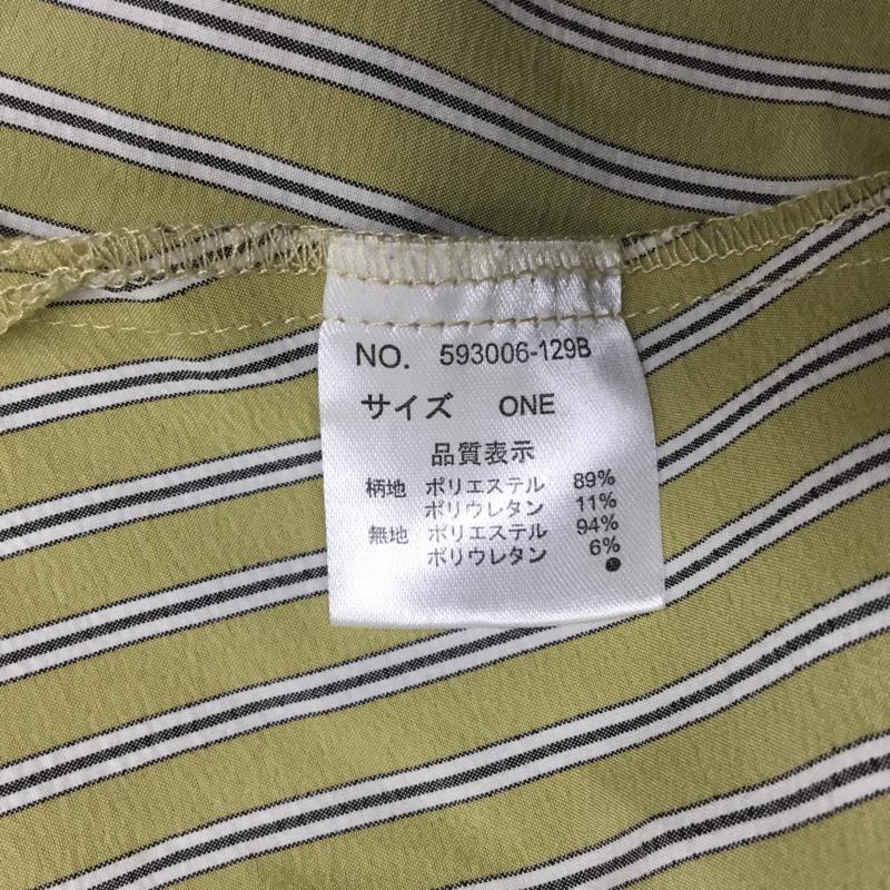 オズモーシス OSMOSIS シャツ、ブラウス 半袖 半袖シャツ ストライプシャツ フロントボタン ONE SIZE プリント マルチカラー / マルチカラー / multicolor レディース USED 古着 中古 10156814