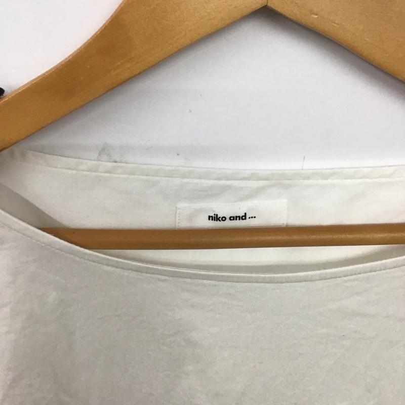 ニコアンド niko and... カットソー 長袖 L 無地 白 / ホワイト / white レディース USED 古着 中古 10156815