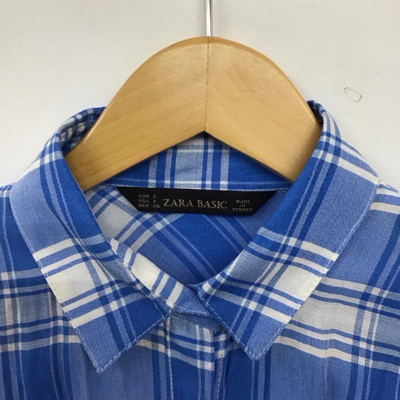 ザラベーシック ZARA BASIC シャツ、ブラウス 長袖 S チェック マルチカラー / マルチカラー / multicolor レディース USED 古着 中古 10156816