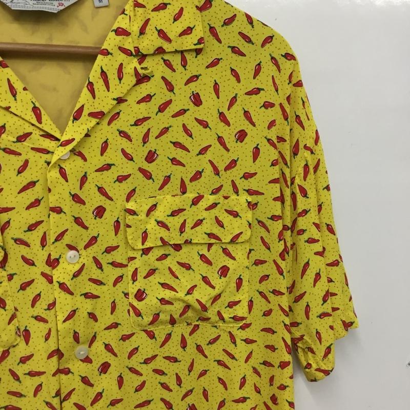 ニコアンド niko and... シャツ、ブラウス 半袖 半袖シャツ プリントシャツ ポケットシャツ M プリント 黄 / イエロー / yellow レディース USED 古着 中古 10156817