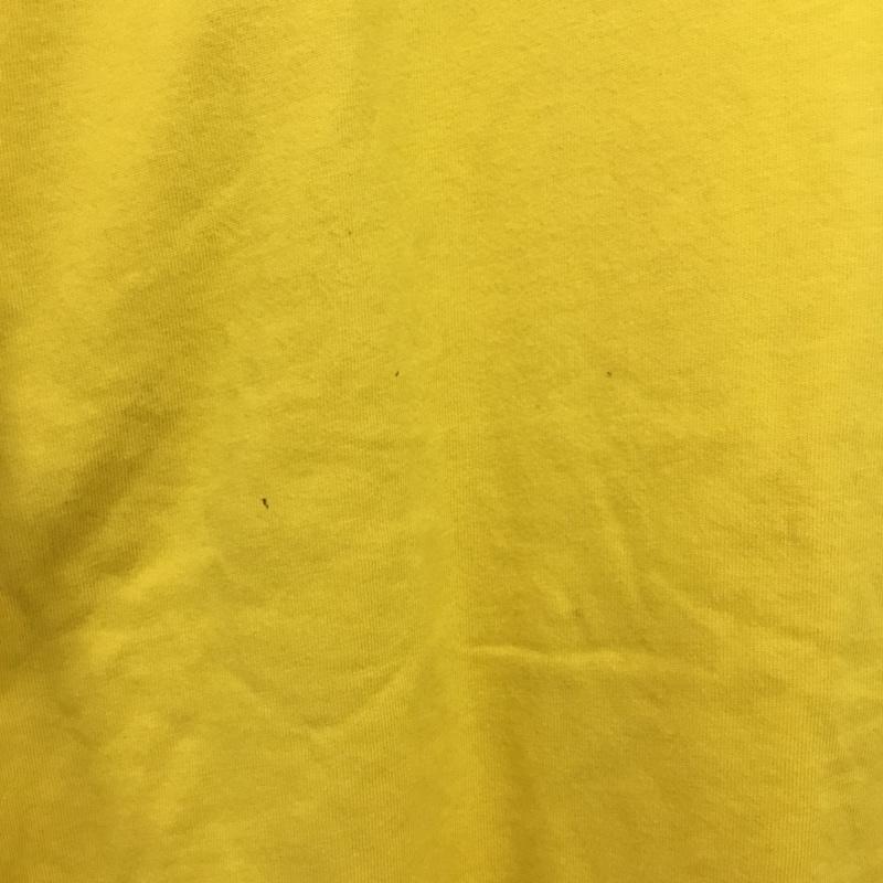 チャンピオン Champion Tシャツ 半袖 半袖カットソー プリントTシャツ クルーネックカットソー M ロゴ、文字 黄 / イエロー / yellow レディース USED 古着 中古 10156818